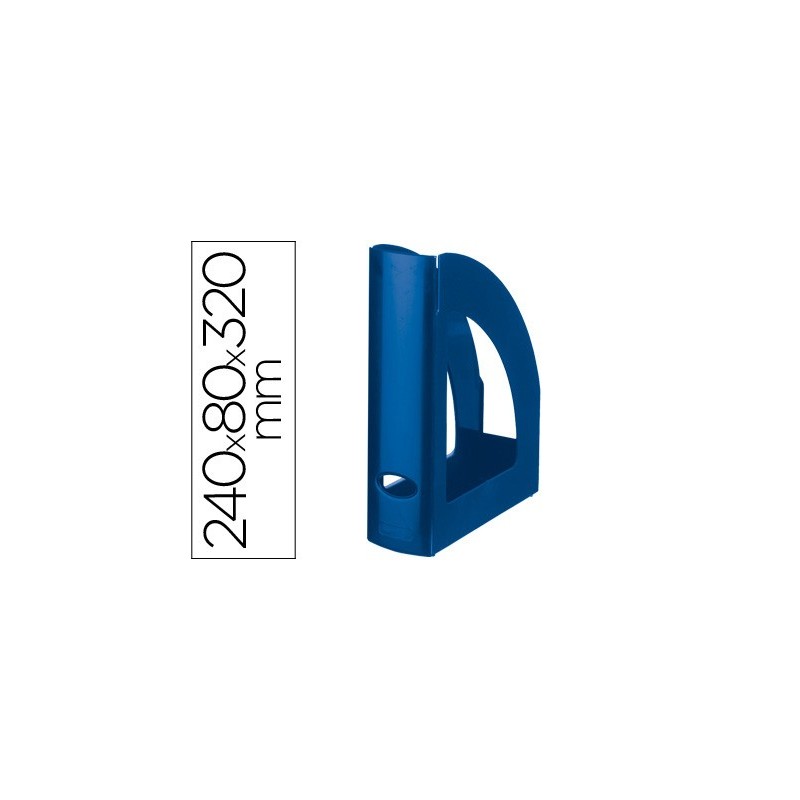 Revistero plastico q-connect azul opaco Revistero plastico q-connect azul opaco