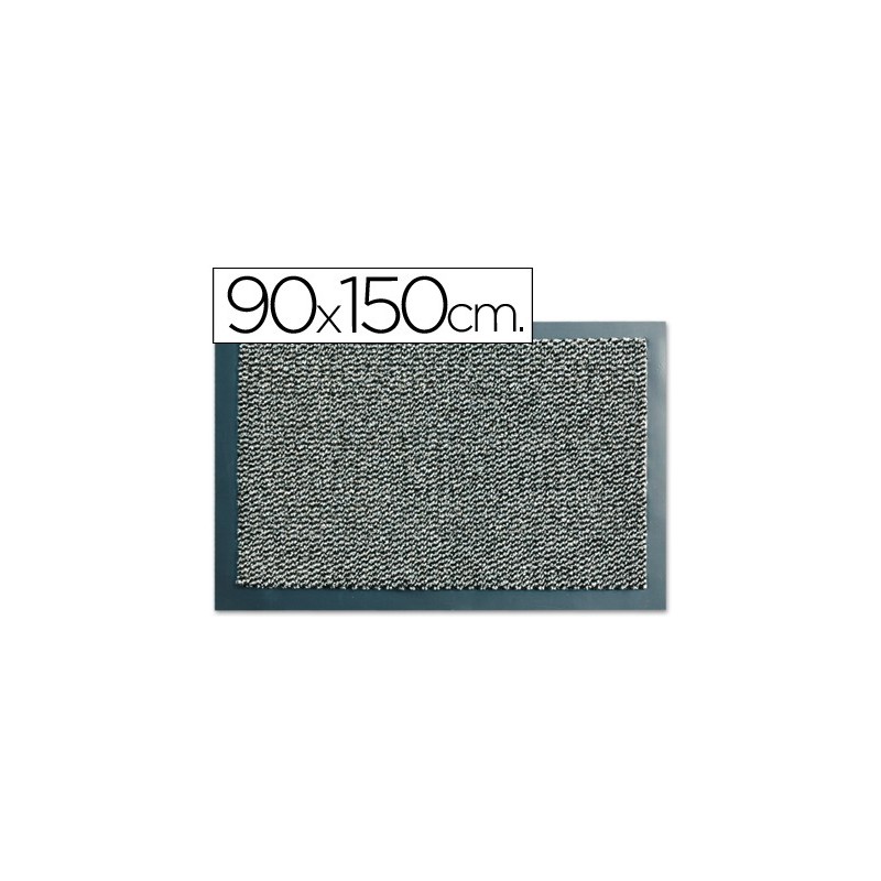 Alfombra fast-paperflow antipolvo lavable gris 90x150 cm