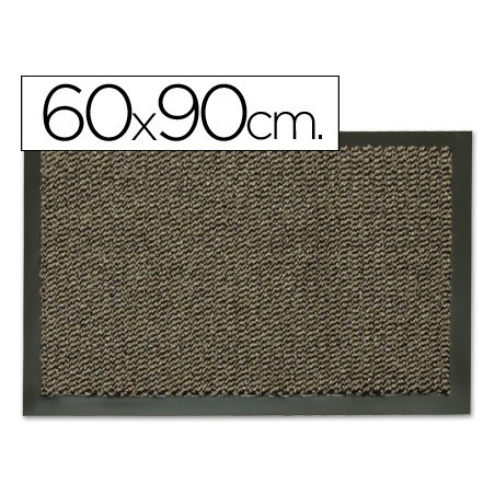 Alfombra paperflow antipolvo gris basic 60x90 cm