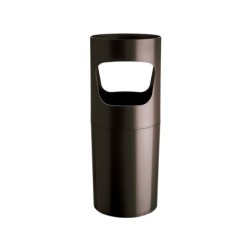 Paraguero plastico archivo 2000 reciclado color negro 255 mm diametro x 640 mm