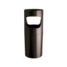 Paraguero plastico archivo 2000 reciclado color negro 255 mm diametro x 640 mm