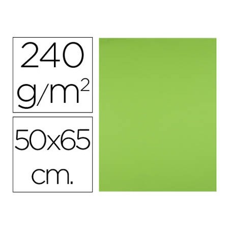 Cartulina liderpapel 50x65 cm 240g/m2 verde hierba