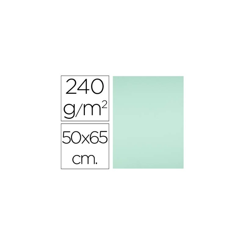 Cartulina liderpapel 50x65 cm 240g/m2 verde