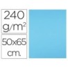 Cartulina liderpapel 50x65 cm 240g/m2 azul turquesa