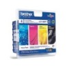 Ink-jet brother lc-1100bk /m/y/c pack 4 colores alta capacidad 900 pag bk- 750 pag m/y/c-