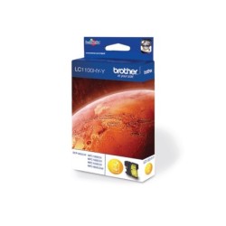 Ink-jet brother lc-1100y amarillo alta capacidad 750 pag