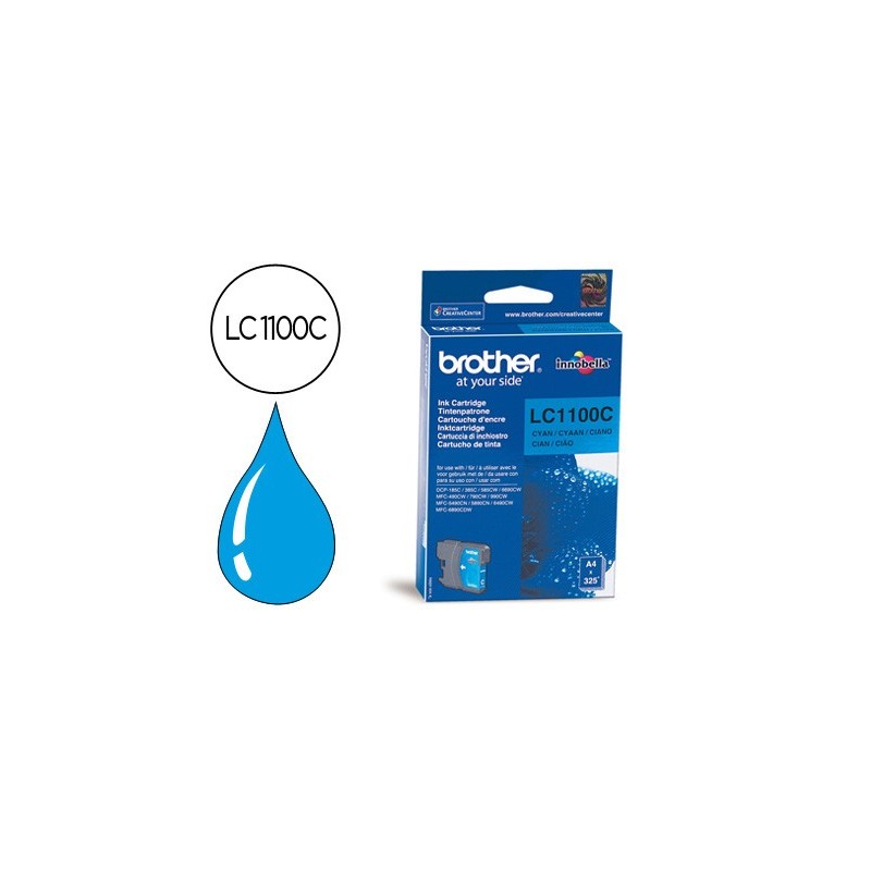 Ink-jet brother lc-1100c cyan 325 pag