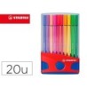 Rotulador stabilo punta de fibra pen 68 color parade estuche de 20 unidades colores surtidos