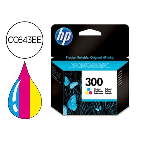 Ink-jet hp n.300 tricolor dj f4224 aio dj d2560 165 pag