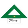 Escuadra liderpapel 25 cm acrilico verde