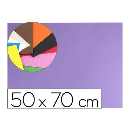 Goma eva liderpapel 50x70cm 60g/m2 espesor 1.5mm lila