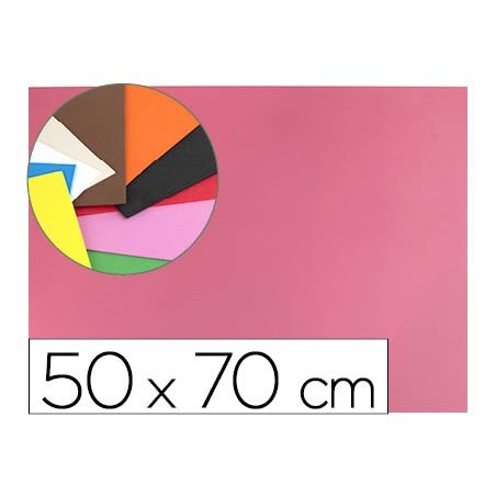 Goma eva liderpapel 50x70cm 60g/m2 espesor 1.5mm rosa