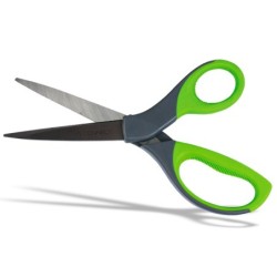 Tijera q-connect mango caucho 8\ 21 cm blister