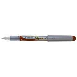 Pluma pilot v pen silver desechable rojo svp-4wr