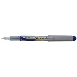 Pluma pilot v pen silver desechable azul svp-4ml