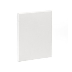 Bastidor lidercolor 4p lienzo grapado lateral algodon 100% marco pawlonia 1,8x3,8 cm bordes madera 33x22 cm