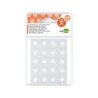 Arandela autoadhesiva liderpapel blanca blister de 100 unidades