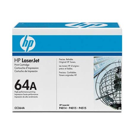 Toner hp cc364a laserjet p4015 p4515 with smart printing tecnology -10.000pag-
