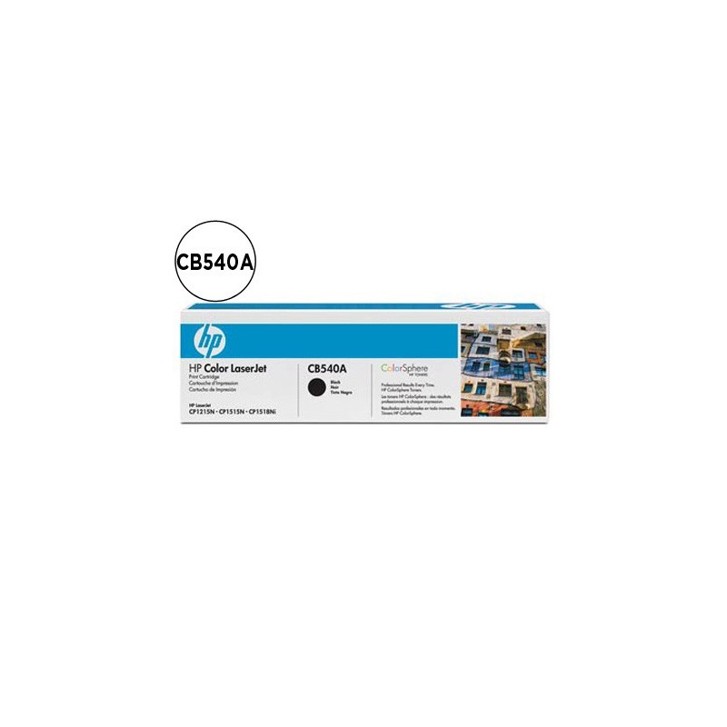 Toner hp cb540a color laserjet cp-1215/cp-1515/cp-1518 negro with colorsphere -2200pag-