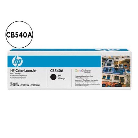 Toner hp cb540a color laserjet cp-1215/cp-1515/cp-1518 negro with colorsphere -2200pag-