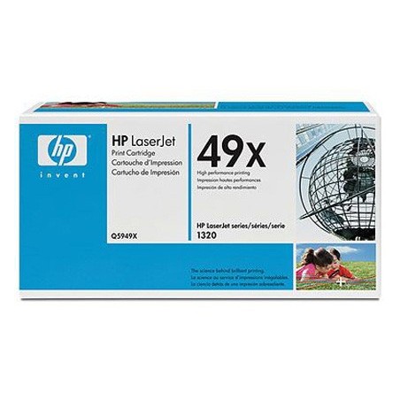 Toner hp laserjet smart 1320/ 1320n/1320nw/1320tn 3390/3392 49x negro alta capacidad -6.000pag-