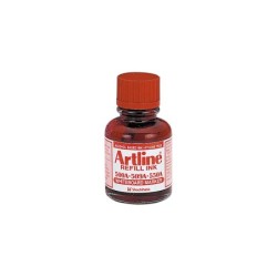 Tinta artline rojo para rotulador pizarra blanca 500a bote 20 ml