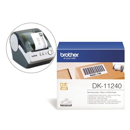 Etiqueta brother dk11240 para impresoras de etiquetas ql-multiproposito- 102x51mm 600 etiquetas-