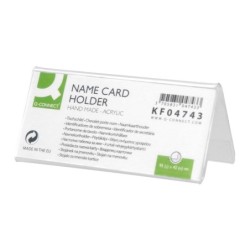 Identificador sobremesa q-connect metacrilato 95x42 mm ref.5730