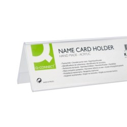Identificador sobremesa q-connect metacrilato 190x60 mm ref.5727
