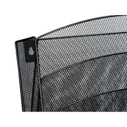 Expositor mural q-connect de pared 5 bandejas din a4 negro 9,3x31,5x44 cm