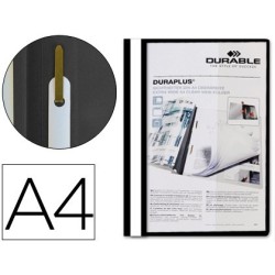 Carpeta duraplus din a4 con fastener negro durable