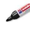 Rotulador edding punta fibra permanente 550 negro n.1 punta redonda recargable