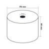 Rollo sumadora q-connect electro 44 mm ancho x 70 mm diametro sin bisfenol a