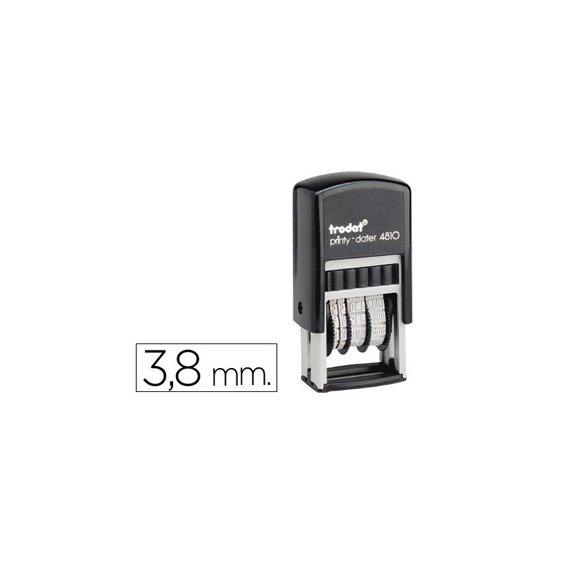 Fechador trodat entintaje automatico 3.8 mm printy 4810
