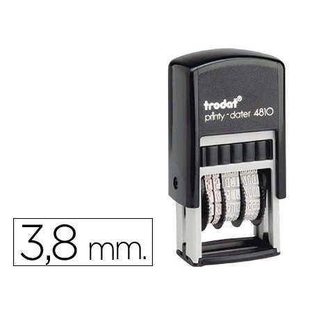 Fechador trodat entintaje automatico 3.8 mm printy 4810
