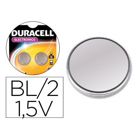 Pila duracell alcalina lr44 boton blister de 2 unidades