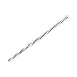 Espiral metalico yosan negro paso 64 5:1 16 mm calibre 1,20 mm