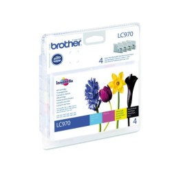 Ink-jet brother lc-970 pack negro/cian/magenta/amarillo