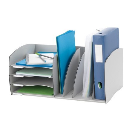 Organizador de armario paperflow gris poliestireno 245x543x340 mm