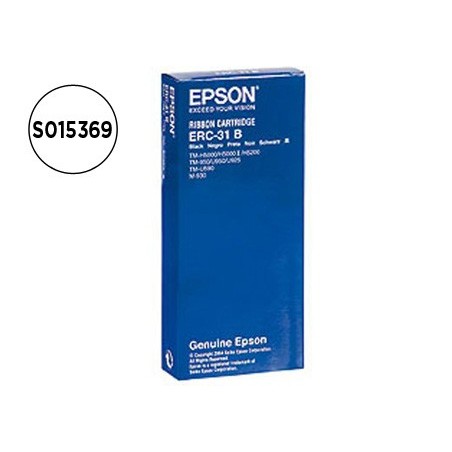 Cinta impresora epson erc-31b negra m-930 tm-930 930ii 950 u950 u925 h5000 u590