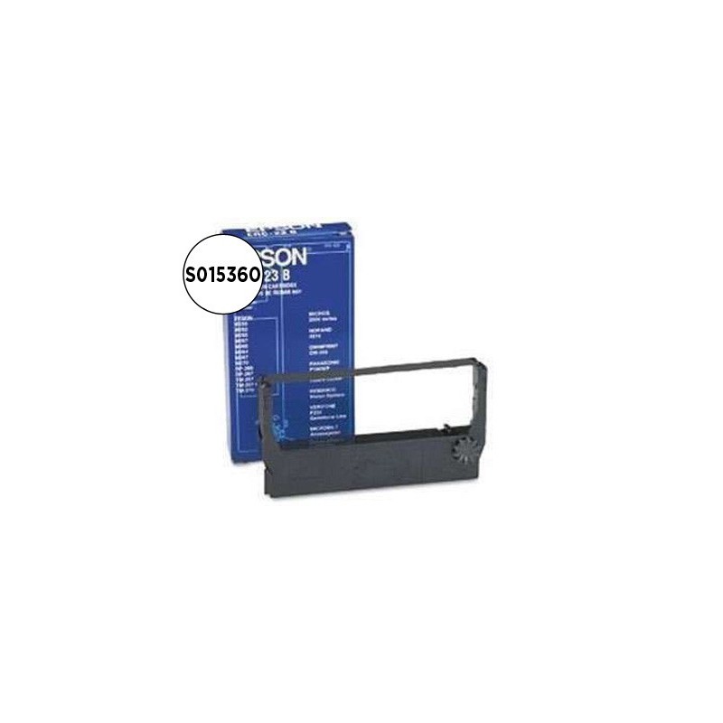 Cinta impresora epson erc-23b negra m-250 250a 255 255a 260 260a 264 265 265a 280 280a av tm-267/267ii