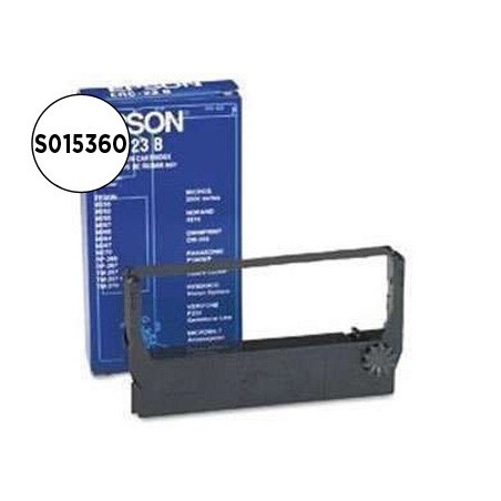 Cinta impresora epson erc-23b negra m-250 250a 255 255a 260 260a 264 265 265a 280 280a av tm-267/267ii