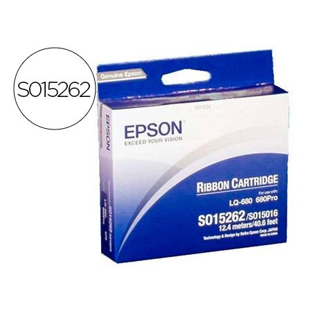 Cinta impresora epson lq-670/860/1060/2500/2550, dlq-2000 negra
