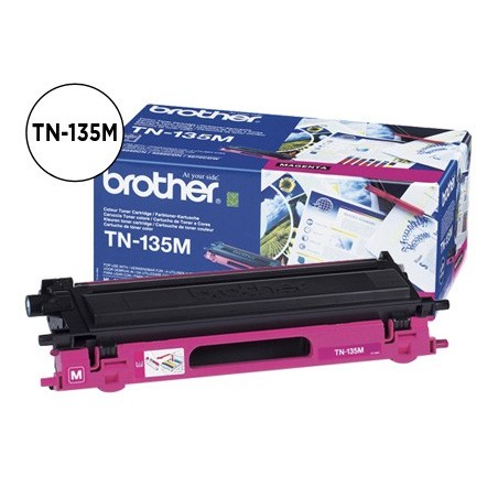 Toner brother tn135m hl-4040cn/4050cdn/4070cdw dcp-9040/9045 mfc-9440/9840 magenta -4.000@5%-