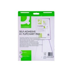 Bloc congreso q-connect papel autoadhesivo 635x830 mm fsc 30 hojas 70g/m2