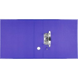 Archivador de palanca liderpapel a4 color system forrado sin rado lomo 80mm azul compresor metalico