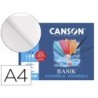 Papel acuarela basik canson din a4 370 gr pack de 6 hojas