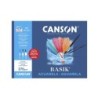 Papel acuarela basik canson din a4 370 gr pack de 6 hojas