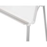 Pizarra blanca q-connect con tripode 90x70x195cm y brazos extensibles para conferencias superficie laminada