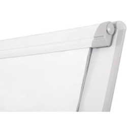 Pizarra blanca q-connect con tripode 90x70x195cm para convenciones superficie lacadamagnetica escritura directa